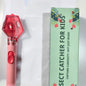 Portable bug catcher with push release mechanism